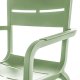 Fauteuil CANNES en polypro et fibre de verre haute résistance - Vert Tender