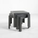 Table basse MIAMI - Anthracite - 1,7 kg - Hauteur 35 cm - 40x40 cm