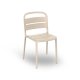 Chaise COMO en polypro et fibre de verre empilable - Ivoire