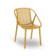 Chaise BINI polypro et fibre de verre empilable - Jaune Toscane