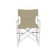 Chaise BOSS pliante - Blanc/Toile Beige