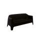 Canapé SOLID en polypropylène empilable - Noir