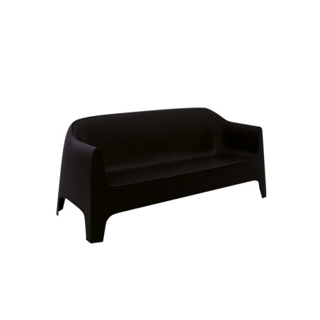 Canapé  SOLID en polypropylène empilable - Noir
