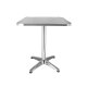 Table carrée 60x60 cm BRUXELLES - Aluminium anodisé