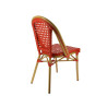 Chaise SEDIA tressée - Bordeaux