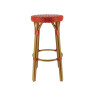 Tabouret SEDIA tressé - Bordeaux