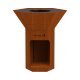 Barbecue à bois 360° NESTOR - Acier corten