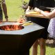 Barbecue à bois 360° NESTOR - Acier corten