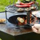 Support Dynamic central pour barbecue à bois 360° NESTOR
