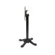 Pied de table rabattable BISTROT 4 branches - Noir