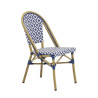 Chaise BALI tressée - Bleu