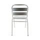Chaise BRUXELLES aluminium empilable