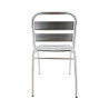 Chaise BRUXELLES aluminium empilable