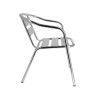 Fauteuil BRUXELLES aluminium empilable