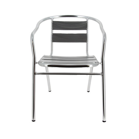 Fauteuil BRUXELLES aluminium empilable