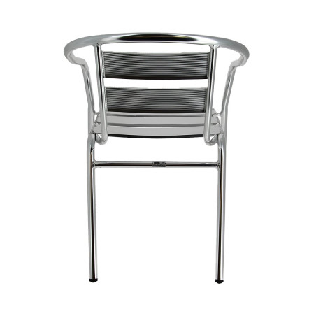 Fauteuil BRUXELLES aluminium empilable