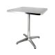 Table carrée 60x60 cm BRUXELLES - Aluminium anodisé