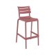 Tabouret Helen en polypro empilable col. Marsala