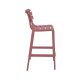 Tabouret Helen en polypro empilable col. Marsala