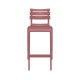 Tabouret Helen en polypro empilable col. Marsala