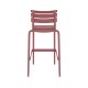 Tabouret Helen en polypro empilable col. Marsala