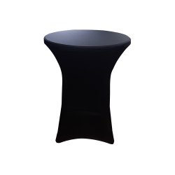 Housse noire pour table cocktail NIMES