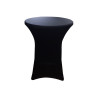 Housse noire pour table cocktail NIMES