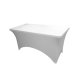 Housse blanche pour table rectangulaire CONGRES 152cm