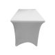 Housse blanche pour table rectangulaire CONGRES 152cm
