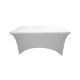 Housse blanche pour table rectangulaire CONGRES 152cm