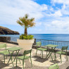 Chaise Helen en polypropylène empilable col. Vert Olive