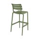 Tabouret Helen en polypro empilable col. Vert Olive