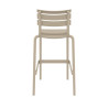 Tabouret Helen en polypro empilable col. Taupe