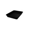 Plat rectangulaire en plexiglass  280x210x50 mm LineoPlus Série 28 - Noir