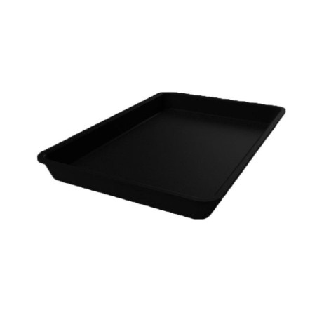 Plat rectangulaire en plexiglass 420x280x50 mm LineoPlus Série 28 - Noir