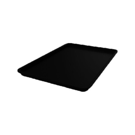 Plat rectangulaire en plexiglass 420x280x20 mm LineoPlus Série 28 - Noir