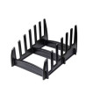 Rack égouttoir pour 6 planches à découper - Noir - Polypropylène
