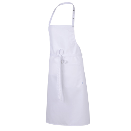Tablier bavette mixte - Blanc - Loti