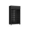 Armoire murale +1 à +10 °C 2 portes vitrées Sirius All Black