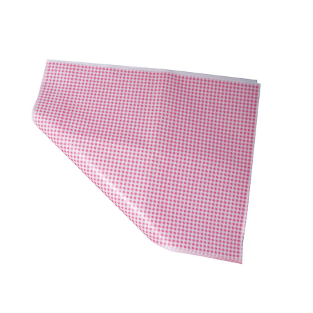 Papier boucherie - 320x500 mm - Duplex Vichy Rose