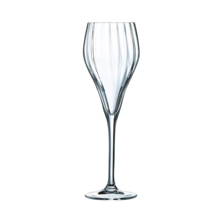 Flûte 16 cl Symétrie ø 6,5x19,8 cm en Krysta