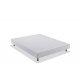 Sommier Expert Lattes 2 - Hauteur 17cm - finition tissu blanc
