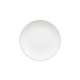 Assiette plate ø 22 cm en grès - Pearl - Blanc