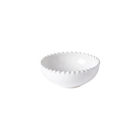 Bol ø15 cm  en grès - Pearl - Blanc