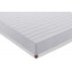 Sommier Expert Lattes 2 - Hauteur 17cm - finition tissu blanc