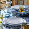 Assiette plate ø 28 cm  en grès - Pearl - Blanc