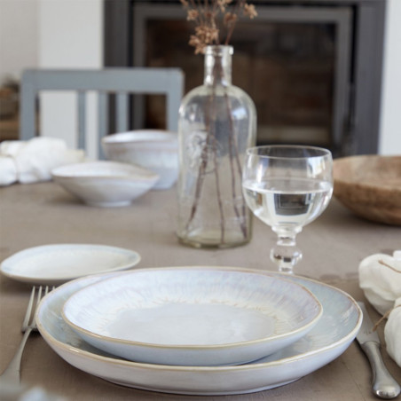 Assiette plate ø 22 cm en grès - Brisa