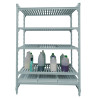 Unité fixe Premium bac de rétention 1280x600x1800 mm - Basics Plus Series