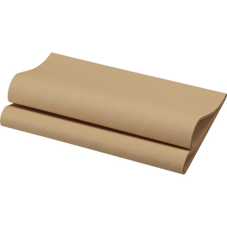 Serviette de table jetable Dunisoft Bio 40x40 cm - Brun naturel
