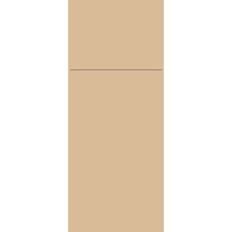 Serviette de table jetable Duniletto Bio Dunisoft Slim 40x33 cm - Brun naturel